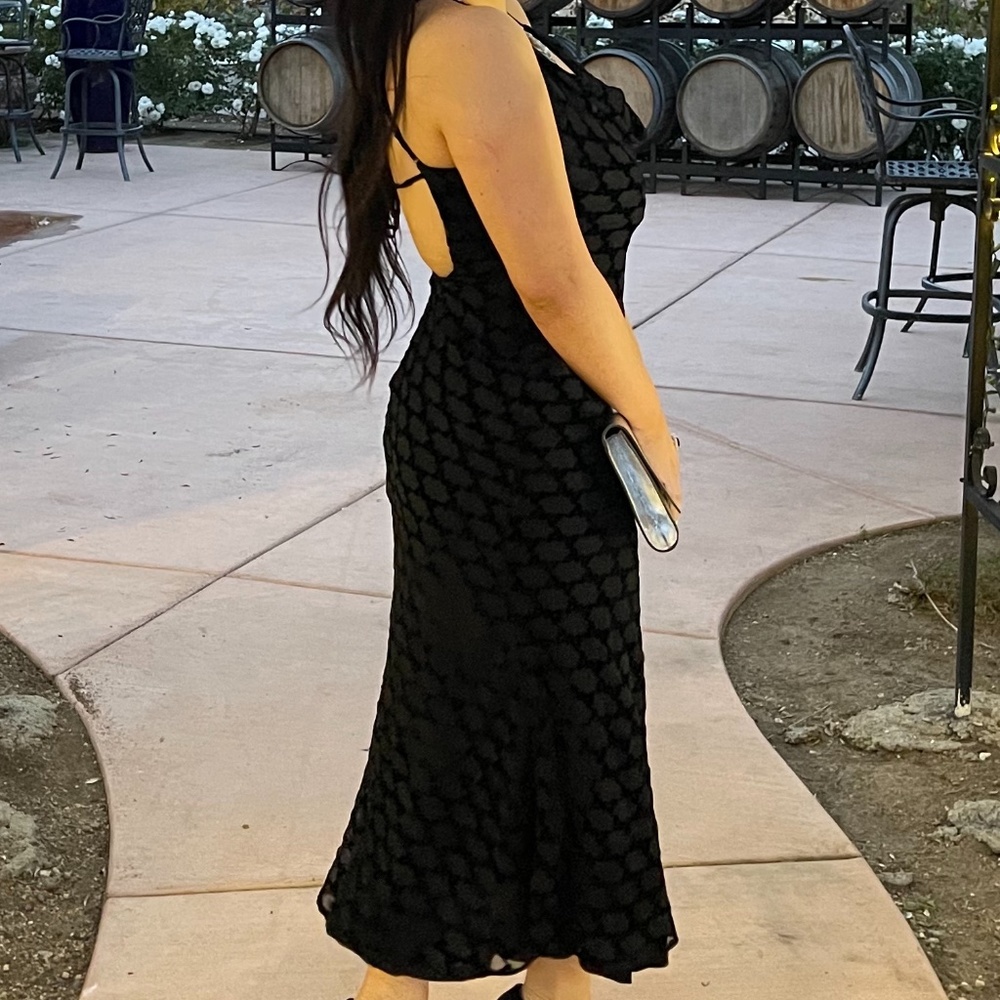 MESHKI - Mikela Monogram Maxi Dress - Black